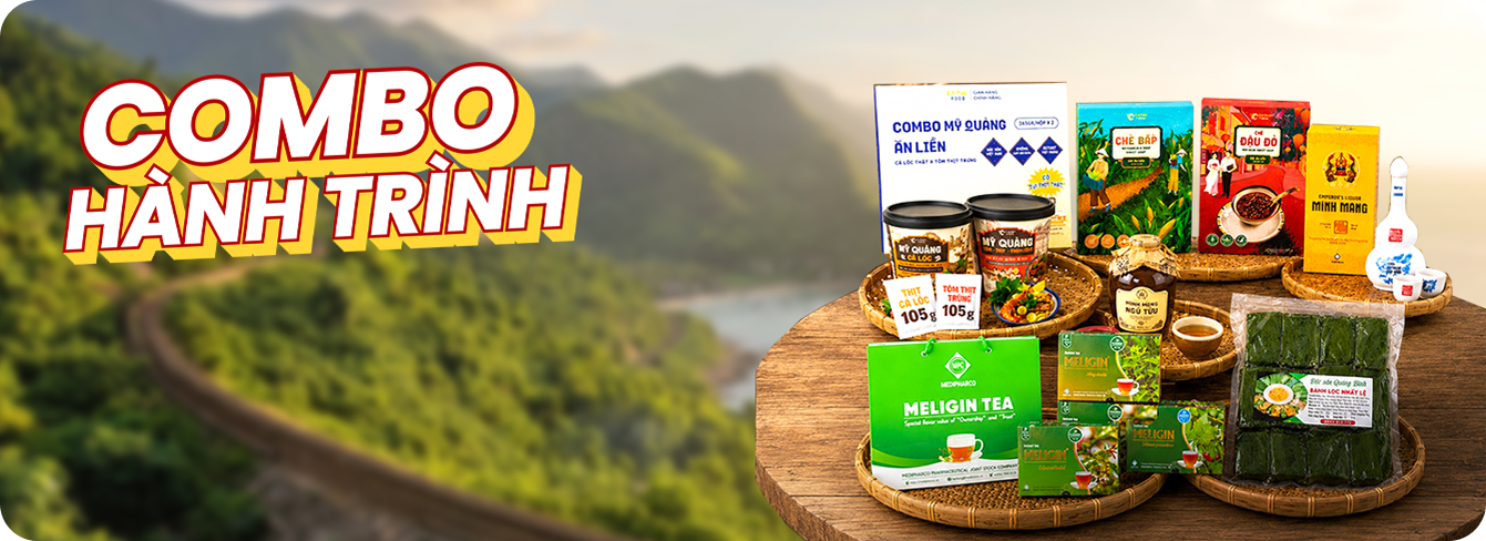 Combo hành trình với các sản phẩm đặc sản vùng miền